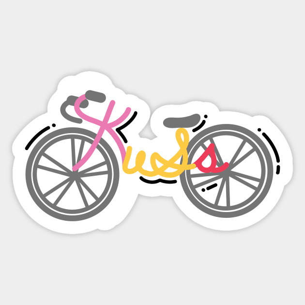 Kuss Bike Sticker by By-Berto